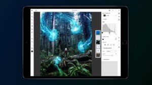 Adobe comes up with Photoshop for iPad. Features not at par with desktop version.